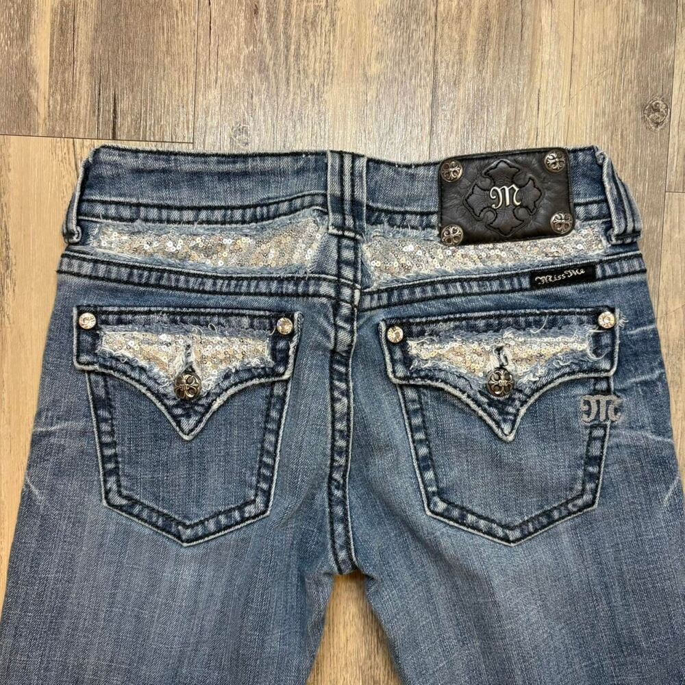 Miss-me Women's Blue and Navy Trousers